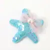 Acessórios para Joias DIY Presilhas de Cabelo Acessórios de Cauda de Peixe com Glitter Acessórios de Cabelo para Crianças Decoração de Acessórios para Roupas Estrela de Cinco Pontas