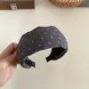 Diadema Ancha Estilo Retro de Lunares Diadema Alta para la Parte Superior del Cráneo Accesorios para el Cabello para Salir y Viajar Pinza para el Cabello Accesorios para el Cabello Mujer Coreano Sensación de Alta Gama