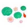 Pez Pequeño Tridimensional Mini Koi Rojo Resina Pequeños Adornos Micro Paisaje Acuario Adornos Paisajísticos Decoración de Jardinería Pequeños Accesorios