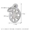 Plata de ley S925 Loto Loto Loto raíz de loto pieza colgante jiaxiaotiancheng Plata tailandesa retro Estilo nacional pequeño colgador Accesorios para pulsera DIY