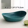 Prato de frutas estilo ins para sala de estar, bandeja para lanches e doces, plástico PP, prato de frutas secas de alta qualidade em formato de lingote para sala de jantar em casa, atacado