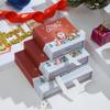 Caixa de Embalagem Personalizada de Natal Transfronteiriça Tipo Gaveta Caixa de Armazenamento para Embalagem de Exibição de Joias, Pulseiras e Bijuterias Caixa Suspensa com Filme PE
