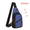 Bolsa de Peito Masculina para Negócios Mochila Transversal de Ombro Único Multicamadas 2026 Novo Estilo Tendência Estilosa Portátil Resistente ao Desgaste Bolsa Masculina