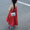Mini Bolso de Cadena Estilo Chanel para Niños Monedero Rombo de Alta Gama para Niña Nuevo Mini Bolso Cruzado Cuadrado Pequeño