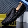 Comercio Exterior Talla Grande 47 Zapatos Doug para Hombre Jóvenes Zapatos de Moda Patrón de Cocodrilo Borla Casuales Zapatos de Cuero Zapatos para Conducir Zapatos Perezosos Zapatos de Hombre