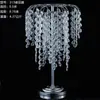 Adereços de Casamento Suporte de Flor de Gelo de Cristal Decoração da Mesa Principal Suporte de Flores para Mesa do Salão de Casamento Vaso Europeu Ornamentos de Ferro