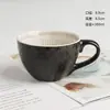 Caneca Tigela de Cerâmica para Café da Manhã Pessoal com Alça Tigela Doméstica para Cereal Tigela para Macarrão Instantâneo Estudante com Alça Tigela