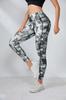 Pantalones de Yoga Europeos y Americanos Transfronterizos con Estampado Rouge, Nuevo Estilo Popular, Ajustados, Moldeadores, de Cintura Alta, Suaves y Cómodos para Fitness y Deportes para Mujeres