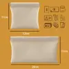 Bolsa de Almacenamiento Auto-Cerrable con Banda Elástica de PU para Cables de Datos y Auriculares, Mini Bolsa Portátil tipo Labial, Billetera