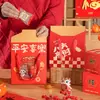 2026 Caja de Regalo Original de Año Nuevo Año del Caballo Copo de Nieve Crujiente Caja de Empaque Festival de Primavera Galletas Horneadas Festivas Dulces Caja Vacía de Mano