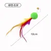 Nuevos Juguetes para Gatos: Pez Volador, Oruga, Pluma, Caña Teaser de Mariposa, Cabezal de Repuesto para Caña de Pescar