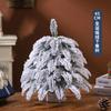 Nuevos adornos navideños de escritorio transfronterizos, mini árbol de Navidad nórdico de 45 cm y 60 cm, decoración navideña completa de PE
