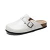 Estação Europeia Tamanho do Ponto 35-40 Couro Genuíno Completo Sapatos Birkenstock Solado de Cortiça Chinelos Meio Dedo Birkenstock Slip-Ons