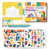 Puzzle de Figuras 3D con Pegatinas para Niños Transfronterizo Animal Coche Cognitivo Juego de Entrenamiento de Concentración con Puzzle de Pegatinas DIY
