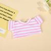 Nueva Camiseta Rayada Ropa para Muñeca de Algodón DIY Muñeca de Algodón Muñeca Kt Juguete de Peluche Creativo Ropa