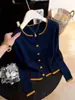 Otoño e Invierno 2026 Estilo Coreano Nuevo Suéter de Punto Casual Relajado tipo Cárdigan Moda para Mujer