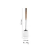 Espátula de Aço Inoxidável 304 com Cabo de Madeira Nogueira Estilo Japonês Conjunto de Utensílios de Cozinha Colher Espátula para Cozinha Doméstica Frigideira Concha para Sopa