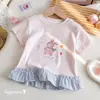 Colección de Camisetas de Manga Corta Nuevas de Verano 2026 para Niñas, Liquidación Emotiva, En Stock, Envío en 48 Horas