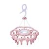 Três e 24 Clamp Plum Blossom Shaped Drying Rack Multi-Clip Secagem de Roupas Meias Varanda Cabide de Roupas Cabide de Roupas Cabide de Roupas