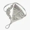 Calcinhas Sexy de Cintura Baixa T-Back Bordadas Quentes Europeias e Americanas Venda Transfronteiriça Venda Direta de Fábrica