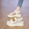 Sandalias de Punta Abierta para Mujer con Sensación de Caminar sobre las Nubes, Nuevo Estilo Verano 2026, Para Exteriores, Chanclas de Playa con Velcro, Sandalias Romanas Deportivas