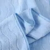 Toalla de coralina con diseño de onda de agua, engrosada, absorbente, de secado rápido, suave, agradable para la piel, no suelta pelusa, toalla grande para el hogar para lavar la cara y bañarse