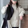 Chaqueta cortavientos acolchada y engrosada estilo ropa de trabajo para niñas, nueva colección otoño/invierno 2026, para niños de talla mediana y grande, adecuada para actividades al aire libre