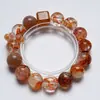 [Cristal Cálido Cristal] Pulsera de Flor de Pegamento de Cristal Natural para Mujer La Más Fácil de Combinar Regalo Pulsera de Cristal Blanco Venta al por Mayor