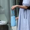 Bolso pequeño y fresco de lona para taza de agua, bolso de mano coreano, bolso de cosméticos para niña, bolso de mano, bolso de almacenamiento