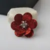 Parche de flor de lentejuelas hecho a mano DIY parche de tela de flor con lentejuelas y cuentas accesorios de aplicación para decoración de ropa sombrero bolsa zapatos