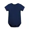 Mameluco liso de algodón puro clase A para bebé, de manga corta, enterizo delgado para recién nacidos, ropa de casa para bebé para aire acondicionado, venta al por mayor