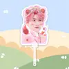 Zhou Keyu Placa de Sinalização de Fã com Cabeça Grande em Forma de Leque Fã de Concerto Mercadoria Estilo Igual do Tiktok