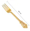 Vajilla Desechable con Patrón de Dragón, Platos Transparentes con Borde Dorado en Relieve, Copas de Vino, Cuchillos, Tenedores y Cucharas Hechos de Plástico Duro PS con Cubiertas de Papel Libres de Polvo Dorado