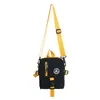 Marca Japonesa e Unissex Tendência Mini Bolsa de Ombro Casual ao Ar Livre Versátil Bolsa Transversal Tecido de Nylon Leve Porta-Moedas para Celular