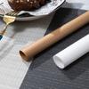 Papel de Aceite de Silicona Horno Microondas Especial Kraft Papel a Prueba de Aceite Base de Papel Papel para Freidora de Aire Papel de Grado Alimenticio Papel Absorbente de Aceite Barrera de Aceite