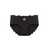 Ropa Interior de Seda de Hielo para Mujer Verano Delgada Transpirable Color Piel Melocotón Corazón Algodón Puro Entrepierna Sexy Talle Medio Bragas Ropa Interior para Mujer