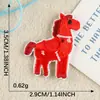 Novo Envelope Vermelho de Ano Novo Patch de Bordado Mini Pônei Autoadesivo Capa de Celular Patch de Decoração DIY Aplique