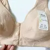Sutiã de algodão Bidanzi 275 com fecho frontal sem fio para gestantes e mulheres de meia-idade e idosas, tamanhos grandes