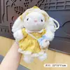 Llavero de Peluche Dopamina Original Conejo de Orejas Caídas Colgante Dulce para Mochila Escolar Femenina Regalo de Boda para Pareja Venta al por Mayor