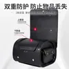 Caja Trasera para Motocicleta Bolsa Retro Bolsa para Asiento Trasero Motocicleta Eléctrica Caja Trasera de Cuero 125La Scooter Bolsa Trasera Impermeable Universal