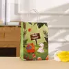 Festival de Conejos Explosiones Bolsa de Regalo de Papel Kraft Bolsa de Compras Bolsa Tote para Dulces de Fiesta Venta al por Mayor