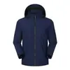 Chaqueta personalizada de una sola capa para hombres y mujeres, chaqueta con capucha ligera y transpirable, conjunto de una sola pieza, ropa de montañismo para exteriores a prueba de viento y resistente al agua