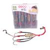 Anti-winding explosão anzol isini pesca anzol mar Vara fritura Gancho 4 pares boxed equipamentos de pesca acessórios suprimentos de pesca atacado