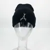 Venta caliente transfronteriza comercio exterior otoño e invierno Nuevo gorro de punto bordado sombrero europeo y americano sombrero de gorro de moda sombrero cálido de lana para el frío