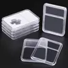 En stock variedad de especificaciones carcasa rectangular de acrílico poner monedas conmemorativas carcasa de plástico caja de regalo de colección