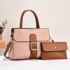 Bolsa Feminina de Comércio Exterior 2025 Nova Bolsa Tecida para Sogra Conjunto de Duas Peças Bolsa Feminina Grande Capacidade Tiracolo de Ombro Único Bolsa Transversal