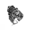 Anillo de moda dominante para hombre, ojo de diablo retro, anillo punk individual, anillo de personalidad para niños, joyería al por mayor