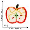 Serie de Manzanas de Dibujos Animados Nuevas Pegatinas Bordadas Funda para Teléfono Móvil Cuaderno de Mano Pegatinas Decorativas Parche DIY Accesorios para Ropa Pegatinas de Tela