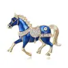Broche de Cavalo do Zodíaco para o Ano de Nascimento, Design Único, Broche Exquisito, Alfinete Anti-Exposição, Acessório de Roupa, Joia para Homens e Mulheres