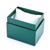 Lugar de fábrica almohada de cuero de alta calidad caja de embalaje con textura de lichi caja para relojes de tapa cielo y tierra para hombres y mujeres Caja cuadrada para relojes logo al por mayor